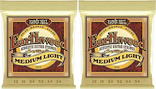 Miniatura 7 de Ernie Ball - Cuerdas personalizadas para guitarra acústica Earthwood Rock & Blues de bronce 80/20, paquete de 3, calibre 10-52 (P03008)