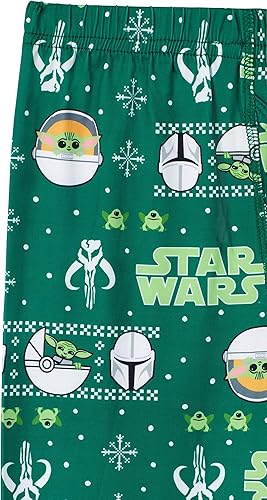 Miniatura 6 de STAR WARS Baby Yoda Boys Thermal Underwear Set for Kids 2 Piece Base Layer Shirt and Long John Leggings for Kids Pajamas