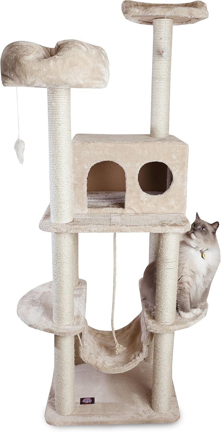 Majestic Pet 76Inch Casita Fur Cat Tree Amazon.ca Pet Supplies