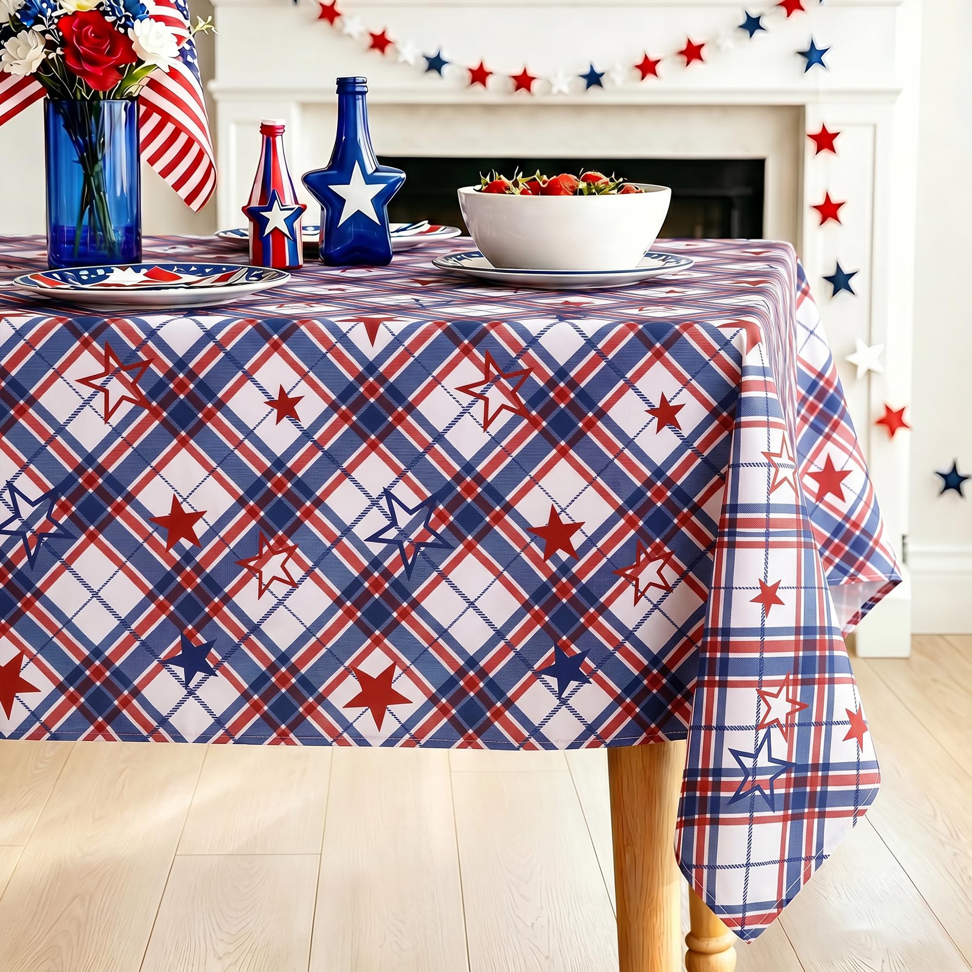 DWCN Holiday 4th of July 60 x 102 Tablecloth