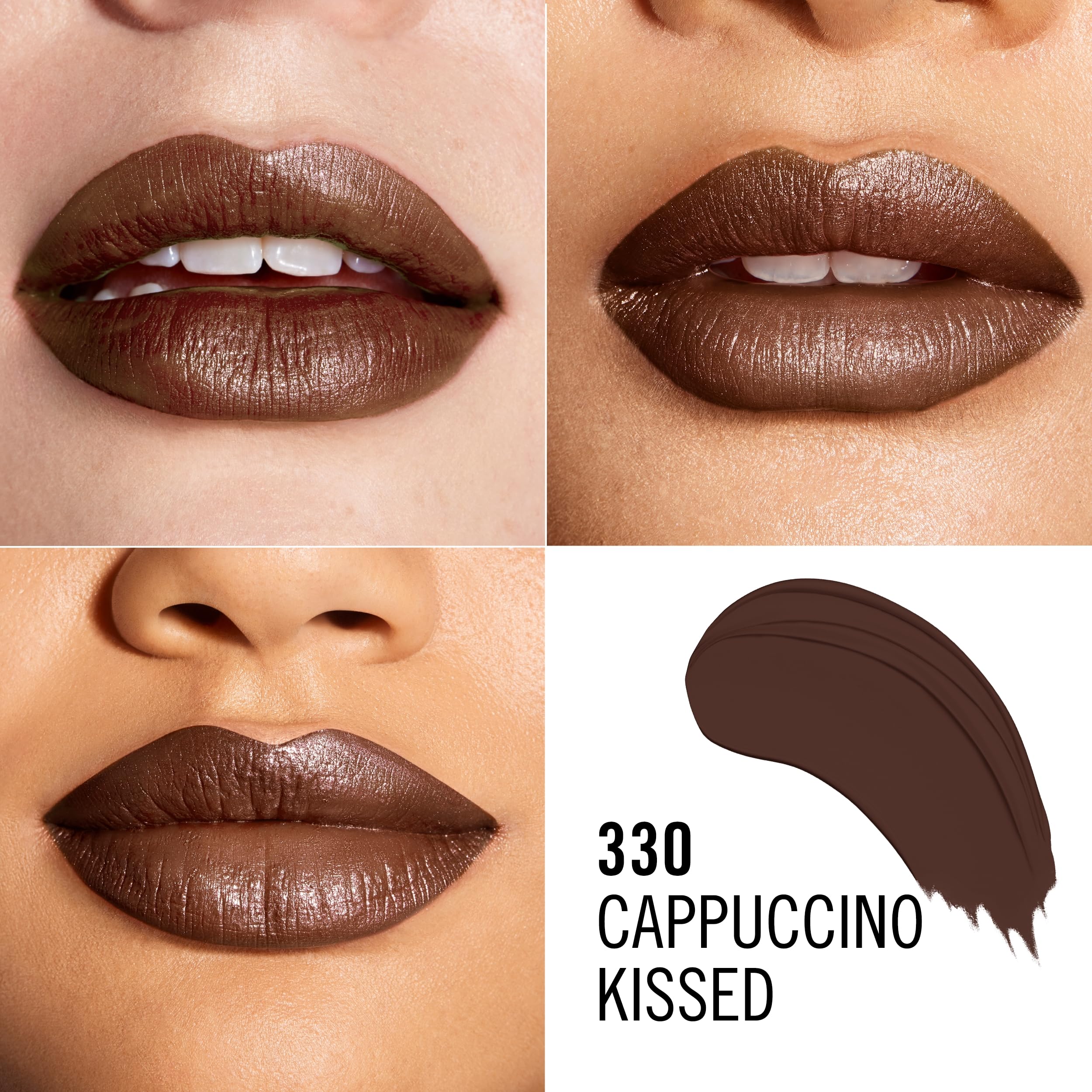 Rimmel Lasting Finish Lipstick 330 Cappuccino Kissed, Creamy Satin Finish, Long Lasting 8 HR Wear, Comfortable Formula, Rich Pigment - Image 2