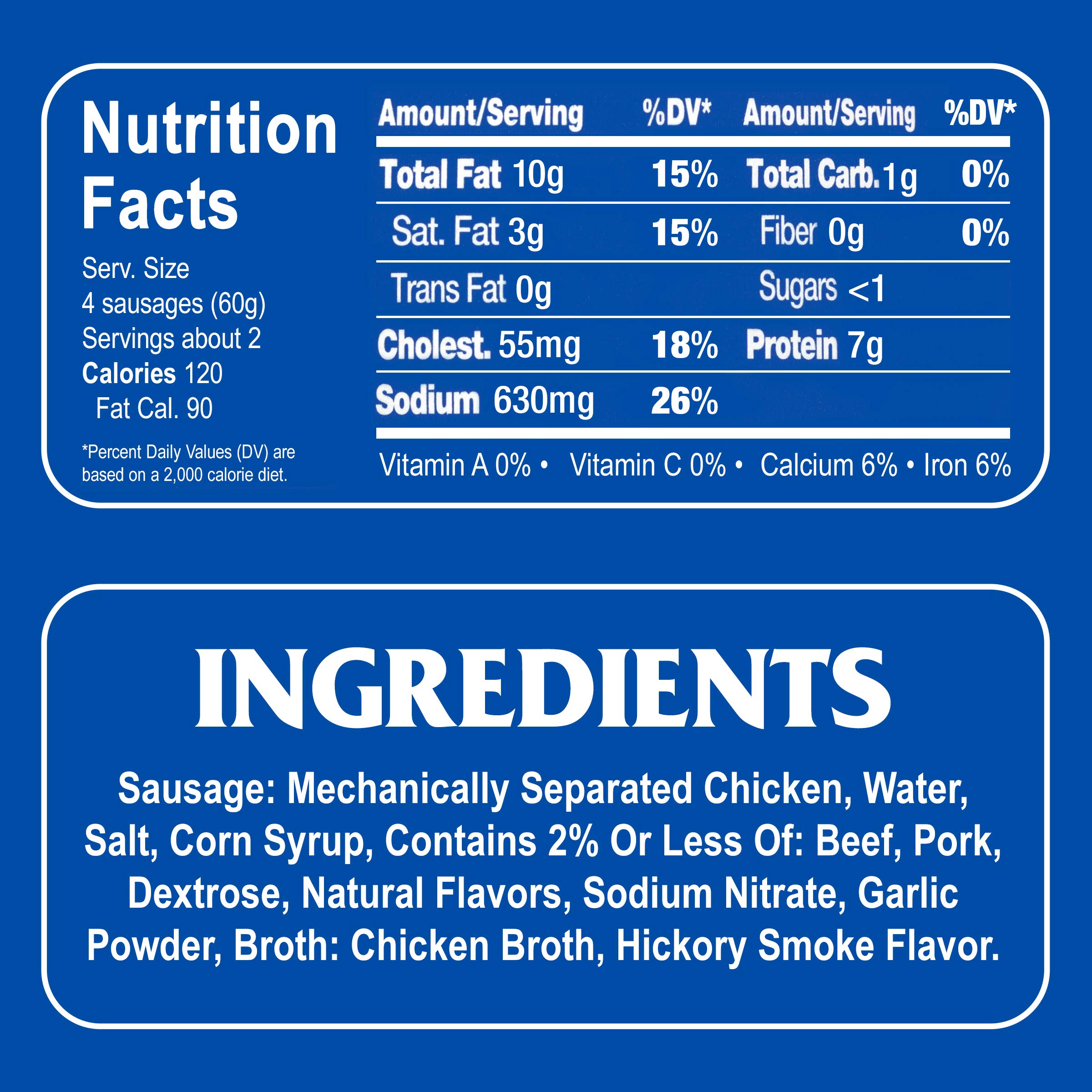 Armour Star Vienna Sausage, Smoked, Canned Sausage, 4.6 OZ (Pack of 24)