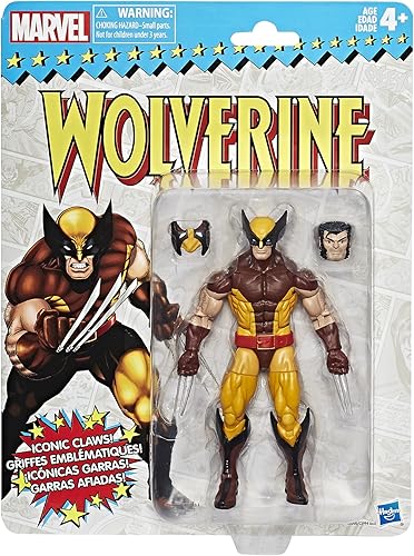 Miniatura 2 de Marvel Figura de Wolverine de la colección retro de 6 pulgadas