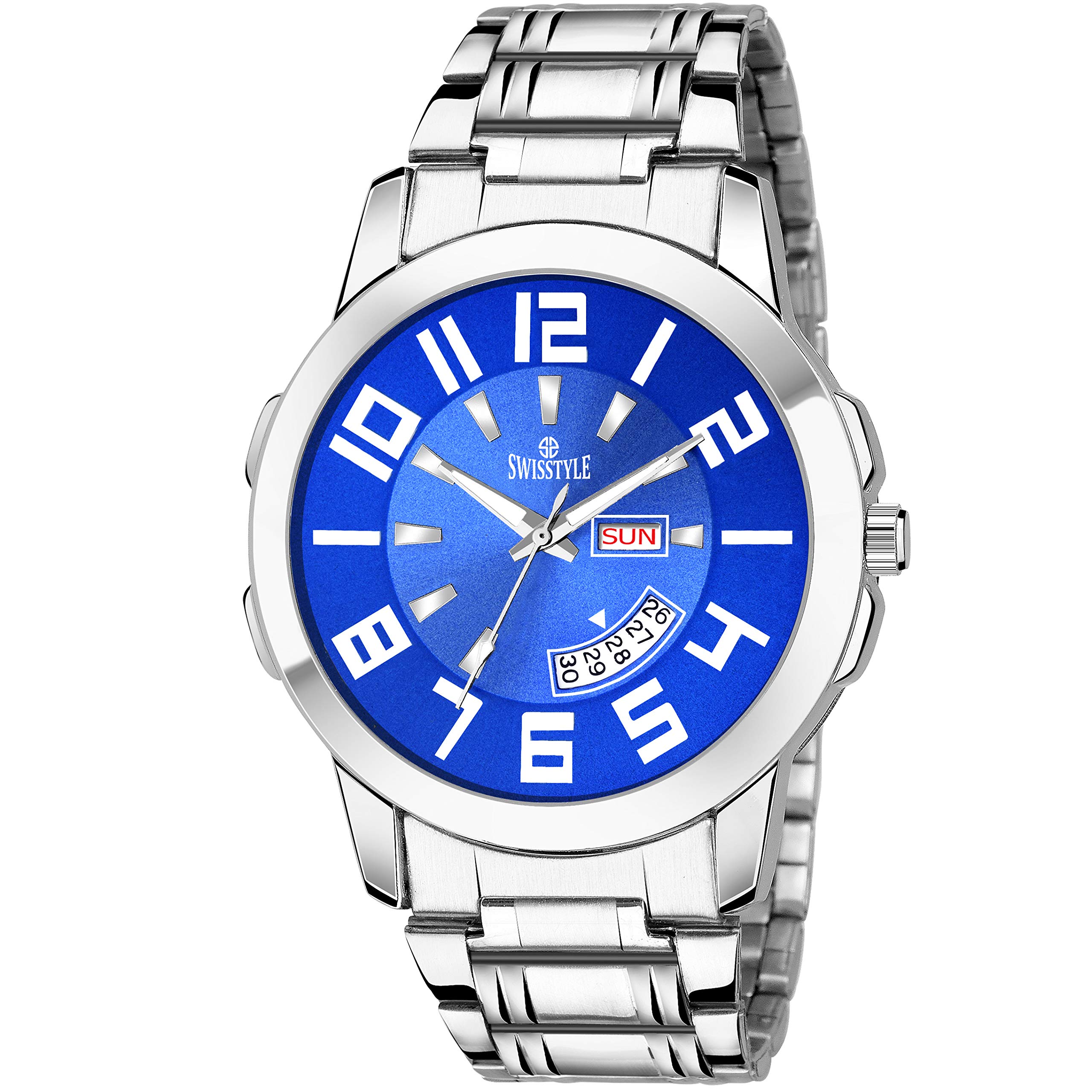 Swisstyle Analog-Digital Blue Dial Mens Watch-SS-GR805-BLU-CH (B07NNHNQB7) Amazon Price History, Amazon Price Tracker