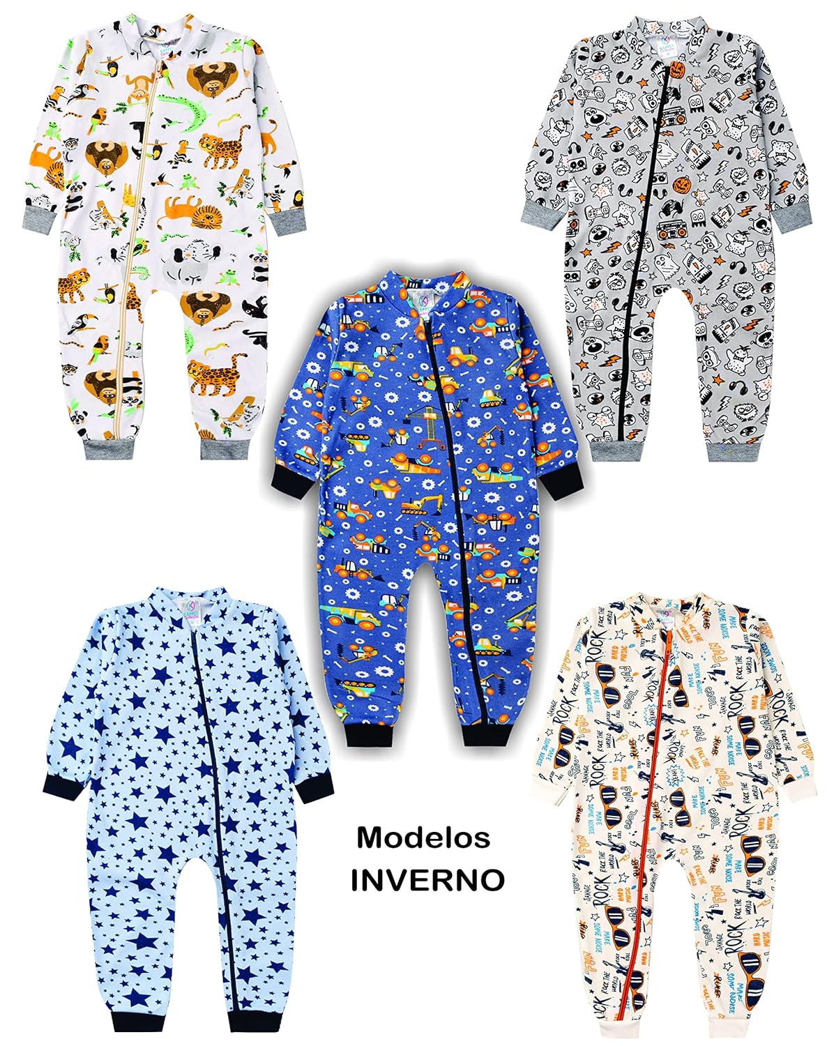Kit 2 Macacão Bebê Menina Ou Menino INVERNO Algodão Enxoval em promoção! Veja a oferta e mais achadinhos de Bebês 4 Hoje é o melhor dia para comprar Kit 2 Macacão Bebê Menina Ou Menino INVERNO Algodão Enxoval com aquele preço maroto! Promoção! Aproveite a oferta! 4