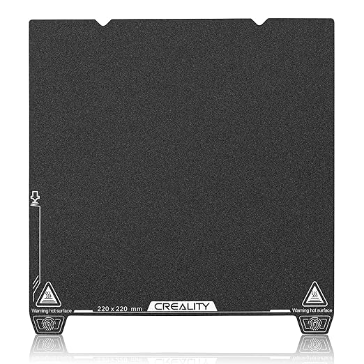 Creality Official Ender 3 V3 SE Build Plate Spring Steel Platform Plate Kit Textured PEI Sheet 235x235mm for Ender 3 Pro/Ender 5 Pro/Ender-3 S1 Pro/Ender-3 V2 Neo/Ender-3 V3 KE//K1/K1C 3D Printer