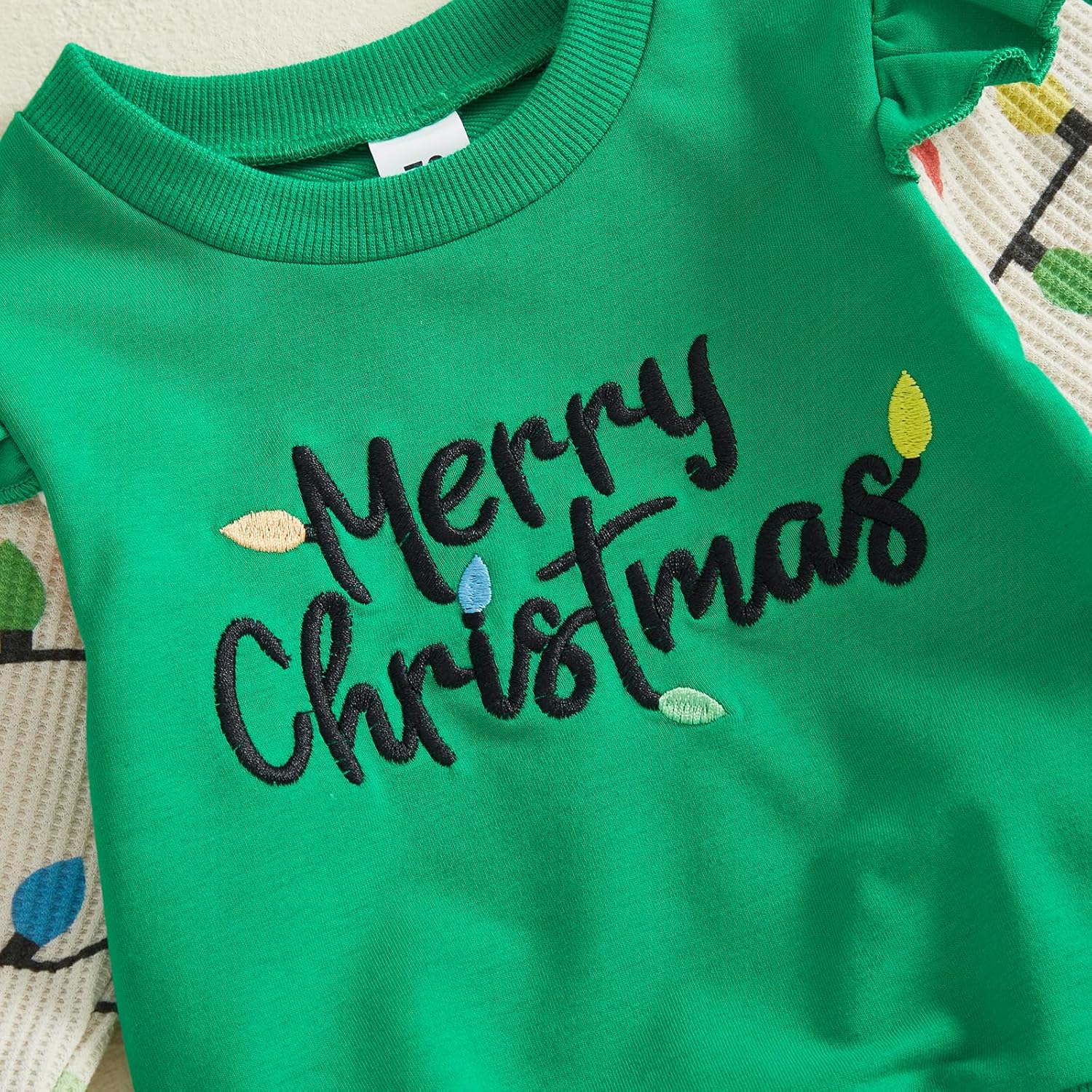 YINGISFITM Baby Girl Valentines Outfit Toddler Girls Valentines Shirt Sweatshirt Sweets Pants Spring Clothes Set - Image 3