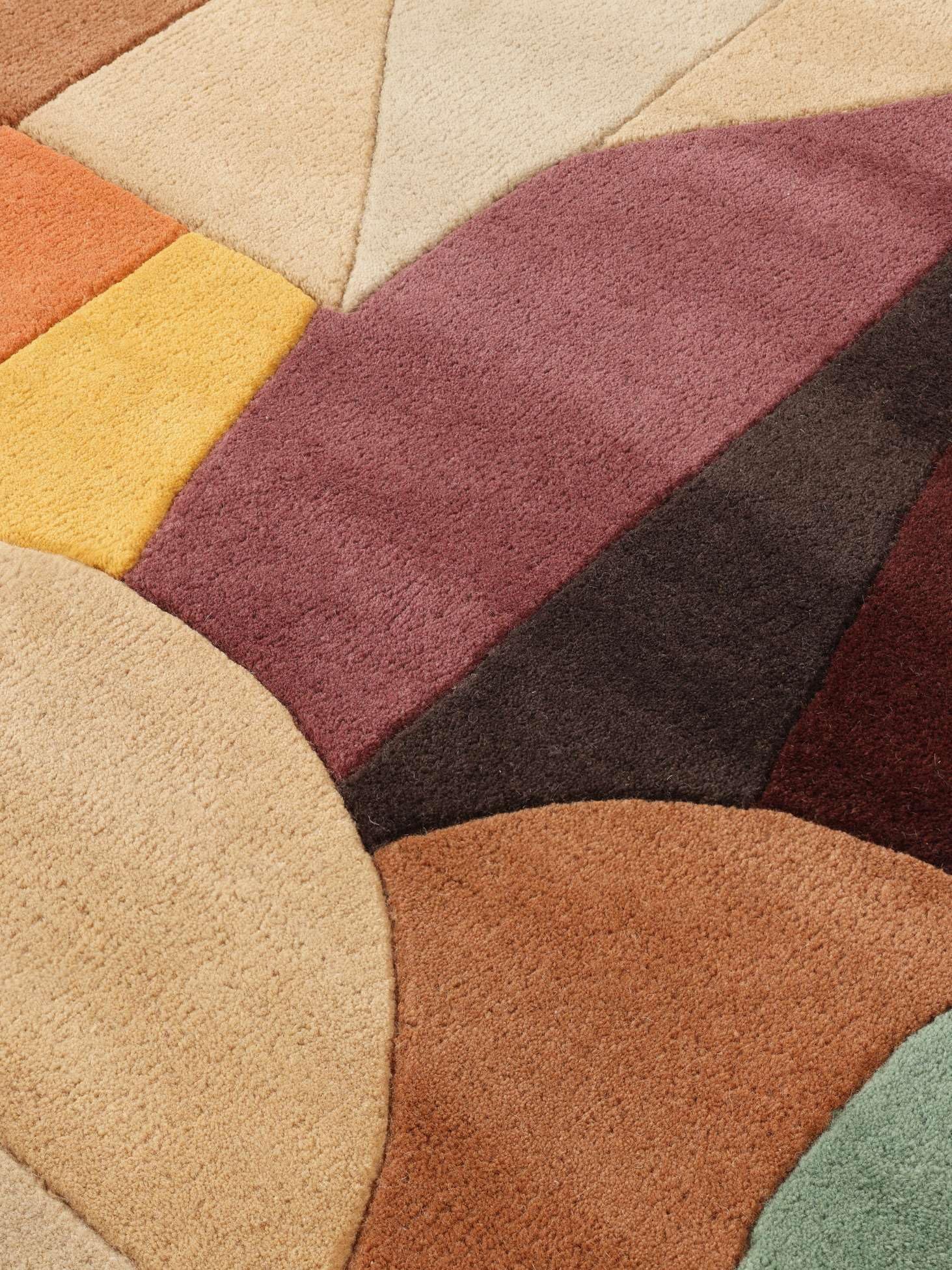 RugVista Jardin, Alfombra, Modernas, 100 x 160 cm, Pelo Medio, Sala de Estar, Dormitorio, Limpieza en seco, Verde/Rosa