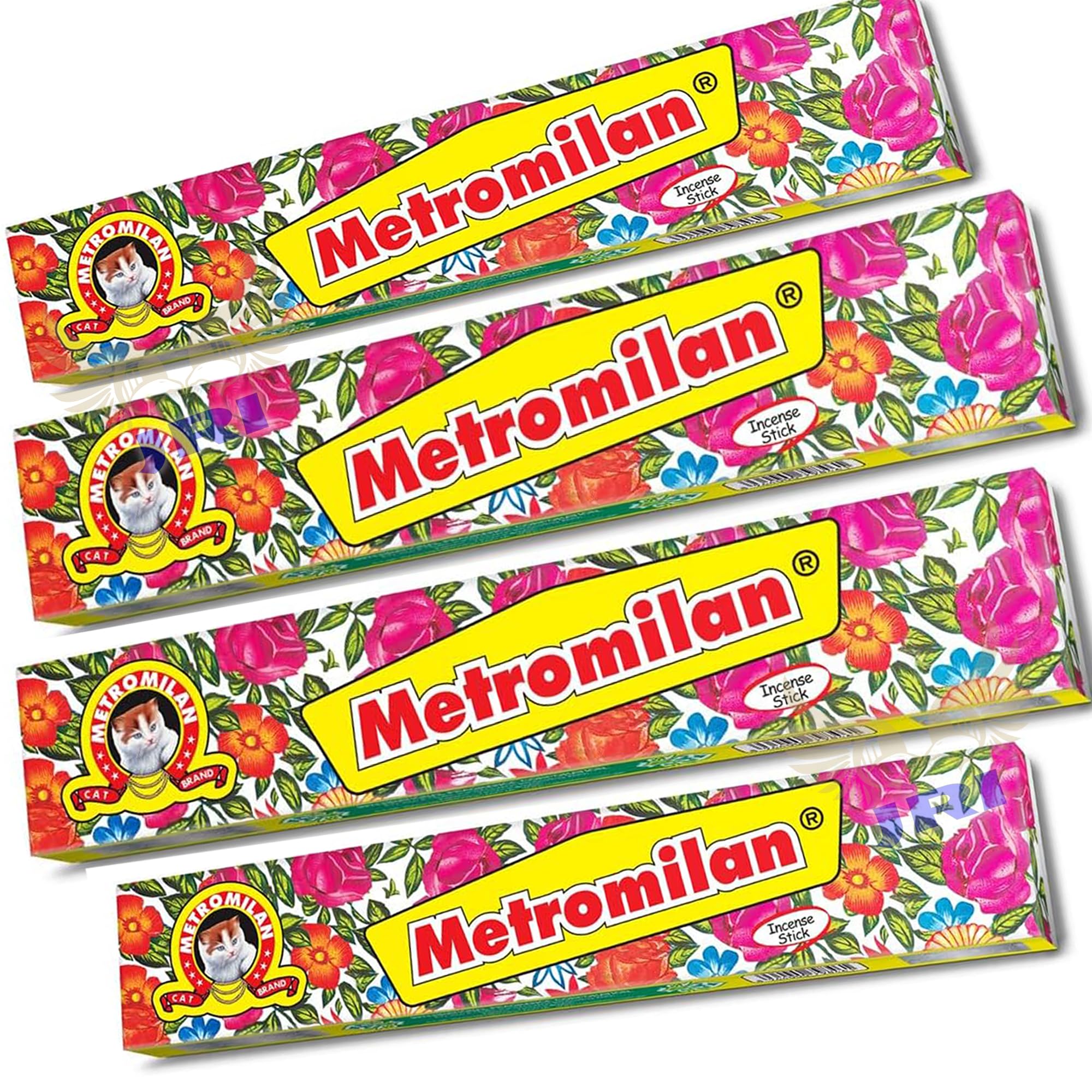 METRO MILAN CAT INCENSE STICK for Prayer & Pooja 4 PACKs,Total 72 STICKs (18 STICKs in Each Pack) - (Same Day Dispatch)