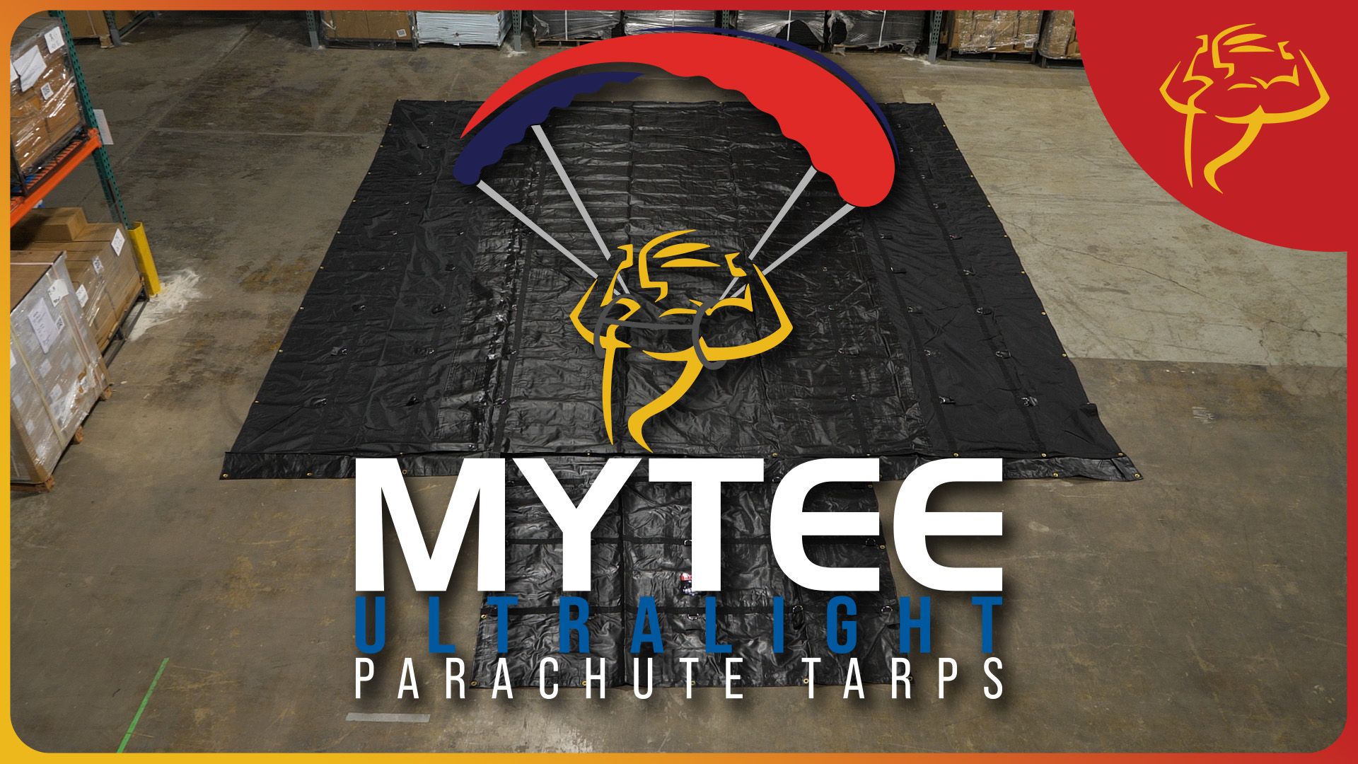 Mytee Products Airbag/Parachute Fabric Heavy Duty 14oz Steel Tarp 16' x 27'