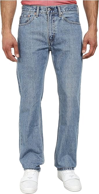 Levis Mens 505 Regular Fit Jeans Also Available in Big & Tall