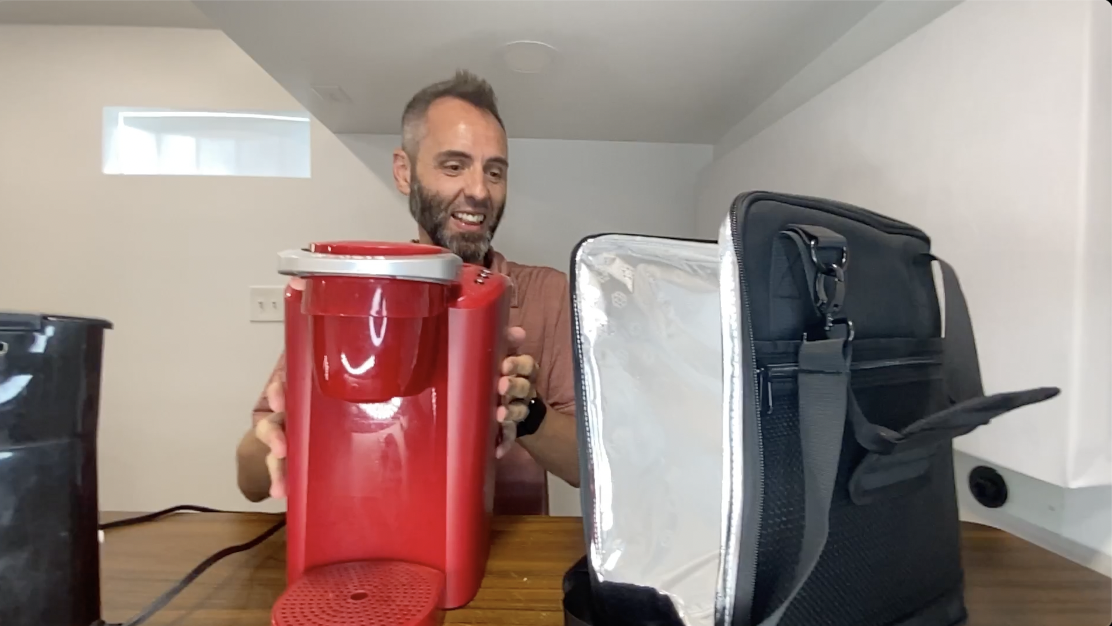 BEST Coffee Maker for Travel? | Portable Carrying Keurig Bag