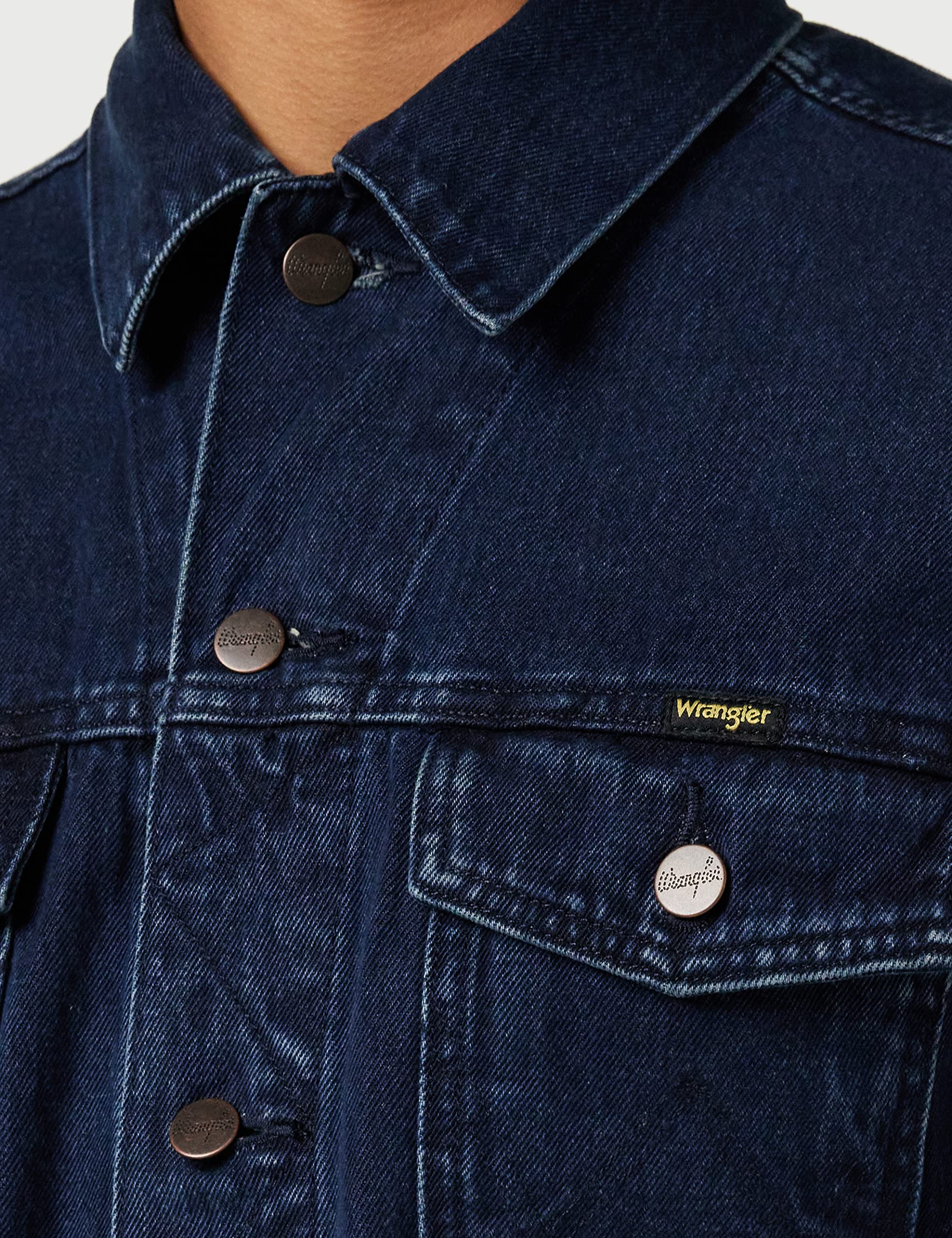Wrangler Authentic Jacket Giacca in Jeans Uomo