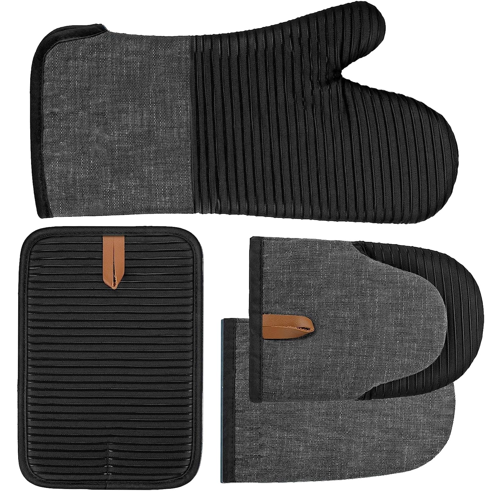 Gants de cuisine et maniques silicone pour ne plus jamais se brûler au four