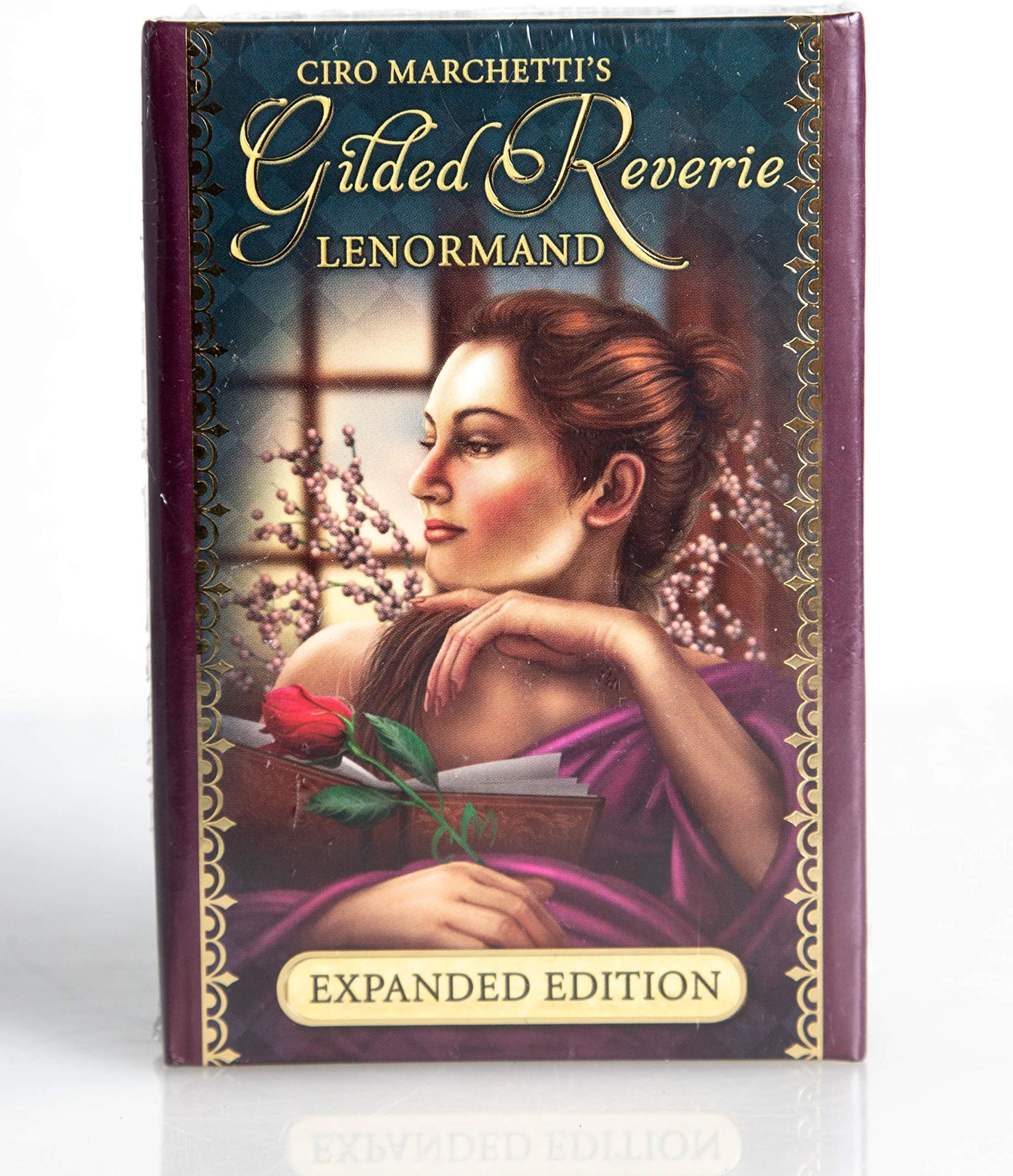 Us Game Sistem Gilded Reverie Lenormand Expanded Edition by Chiro Marchetti 47 Tarot Card Deck (with Gold Trim)