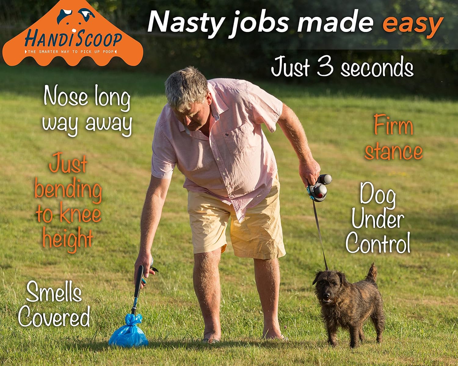 Easy Walking Pooper Scooper, 40cm Short