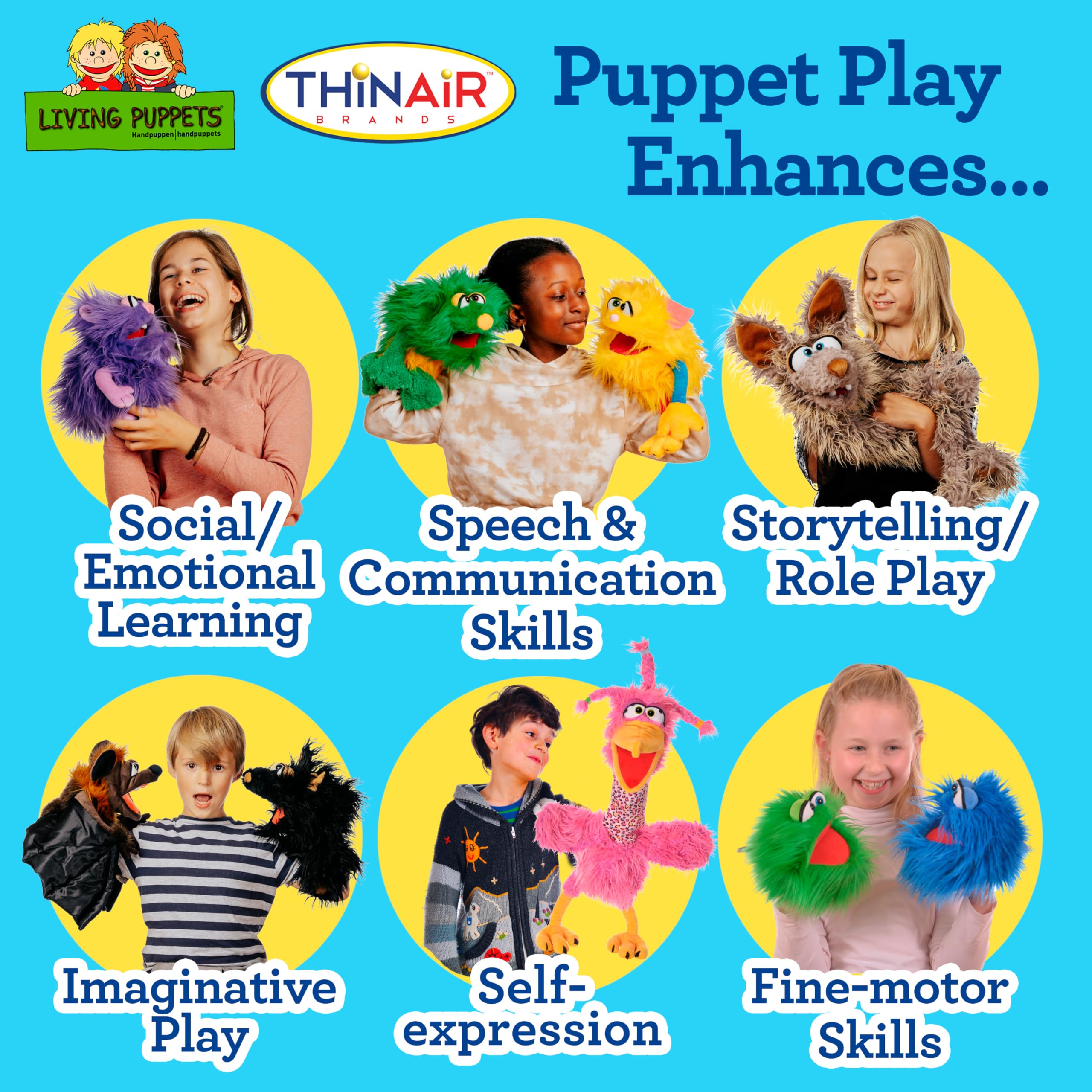 Amazon.com: Playful Minds Living Puppets Biz Bumble Bee Hand