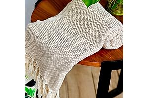 Peshtemania Boho Turkish Cotton Throw Blanket
