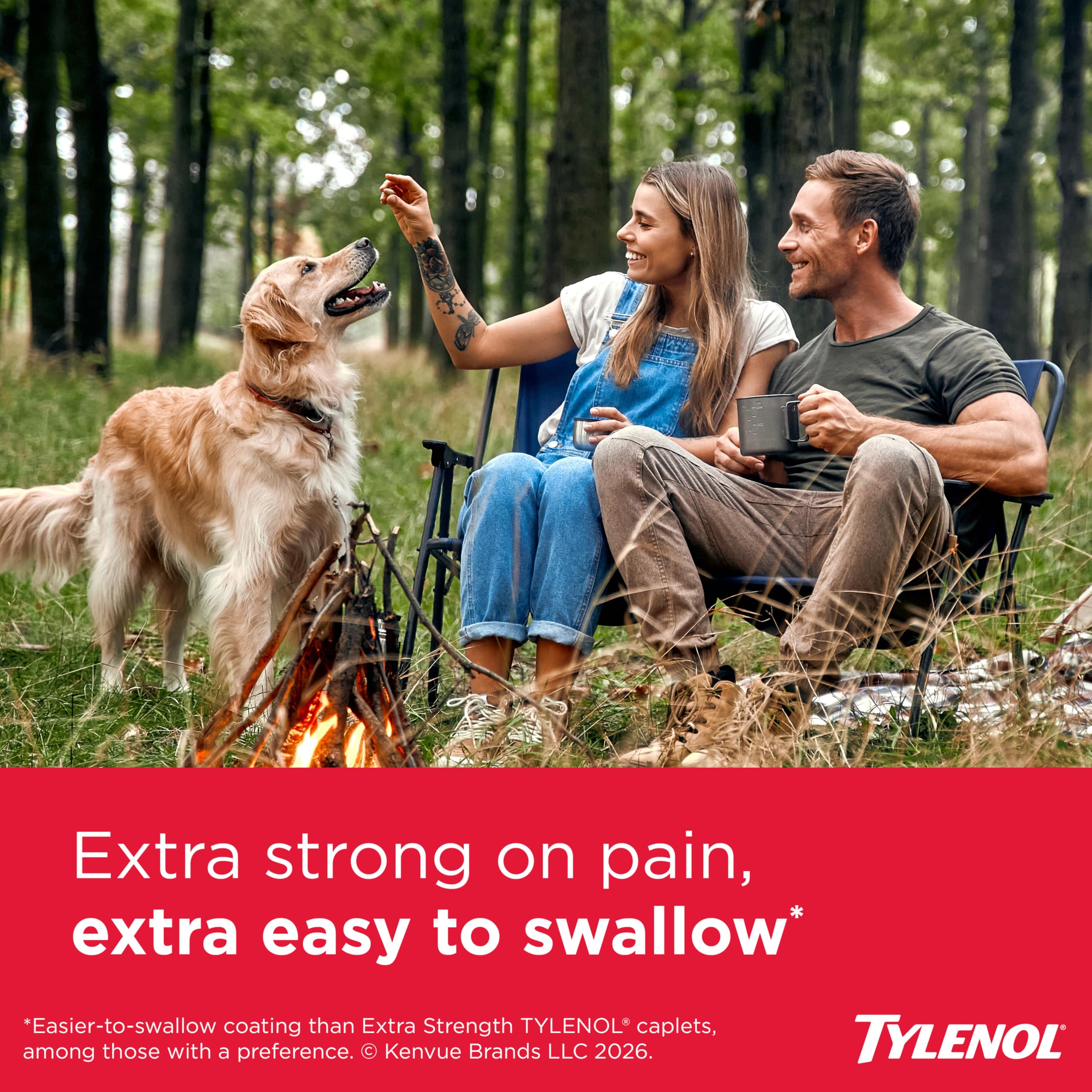 Tylenol Extra Strength Easy to Swallow Acetaminophen Caplets, 200 ct — Amazon image 3