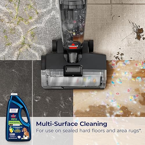 Vista 6 de Bissell Multi-Surface Pet with Citrus, 34441, 64oz, Safe on Sealed hard Floors and Area Rugs, Removes tough pet messes and elimantes odors, Lemon