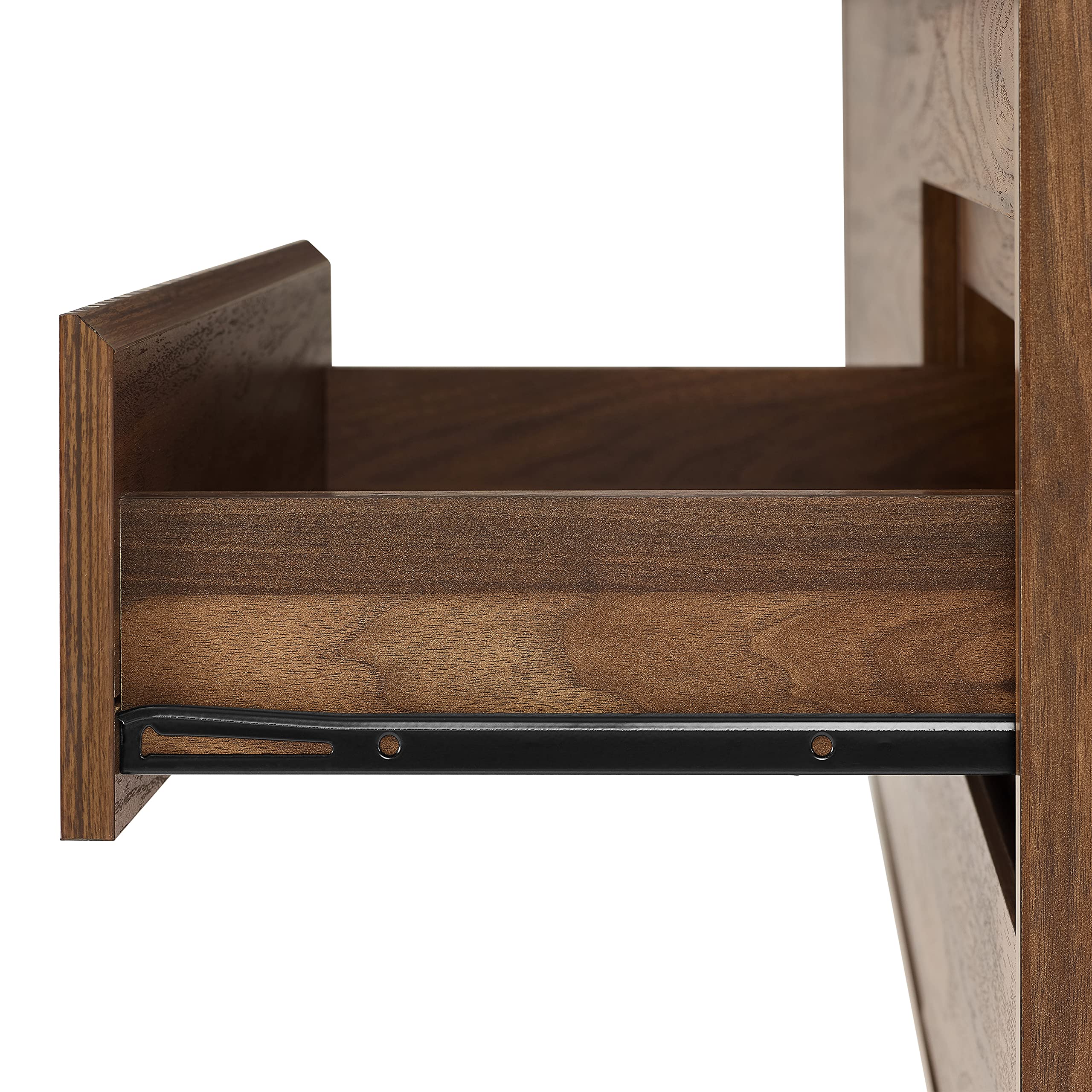 ( incomplete box 1 of 2 ). Crosley Furniture Teagan Record Storage Sideboard, Brown Oak