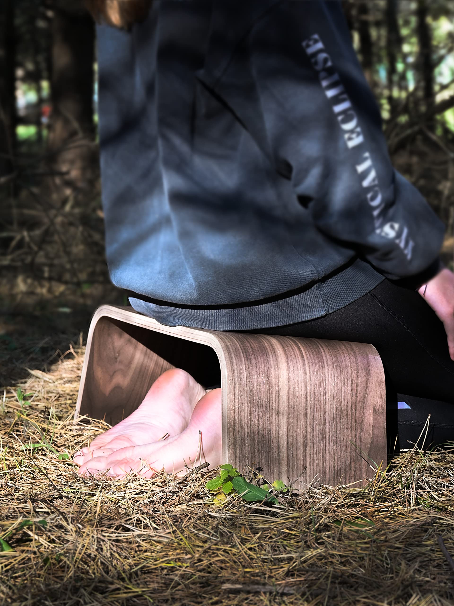 Panchina in legno resistente, adatta per cerimonie di tè, yoga, posa seiza, meditazione per principianti, panchina di preghiera e per una sana postura eretta – Panca in legno