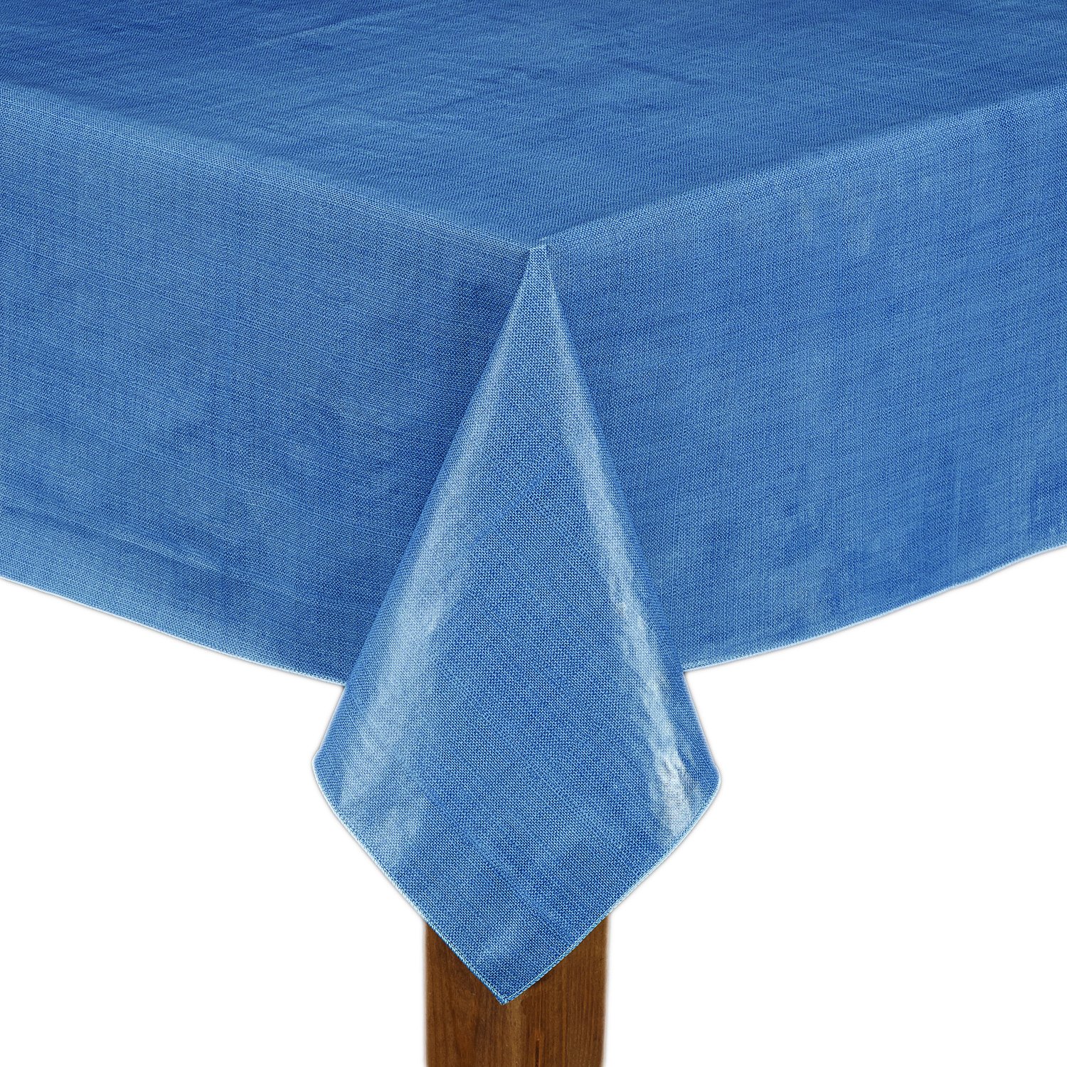 Cafe Deauville Vinyl Tablecloth Chambray 60