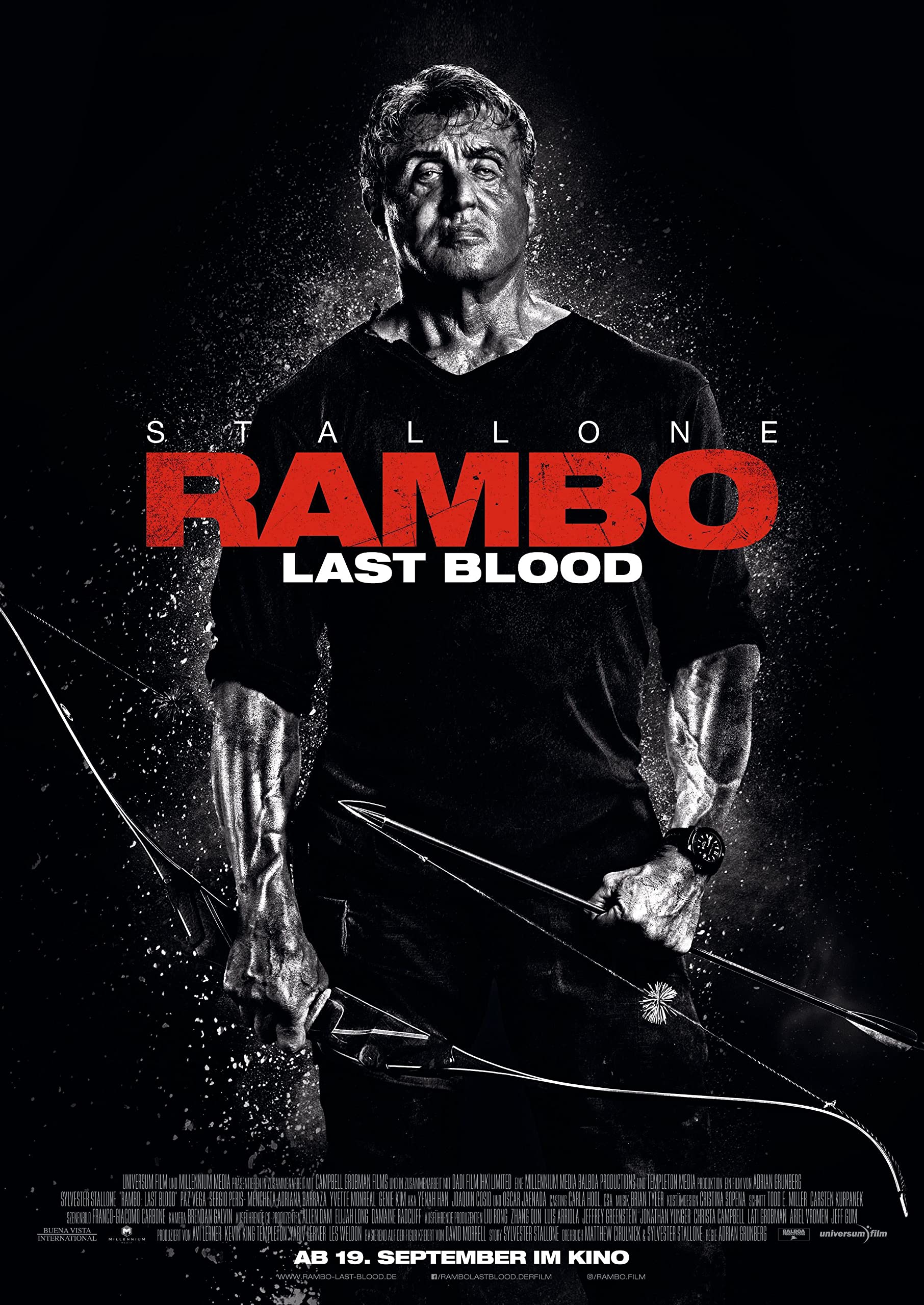 Tallenge - Rambo - Last Blood - Sylvester Sallone - Hollywood English Action Movie Poster - Small Poster(Paper,12x17 inches, Multicolour)