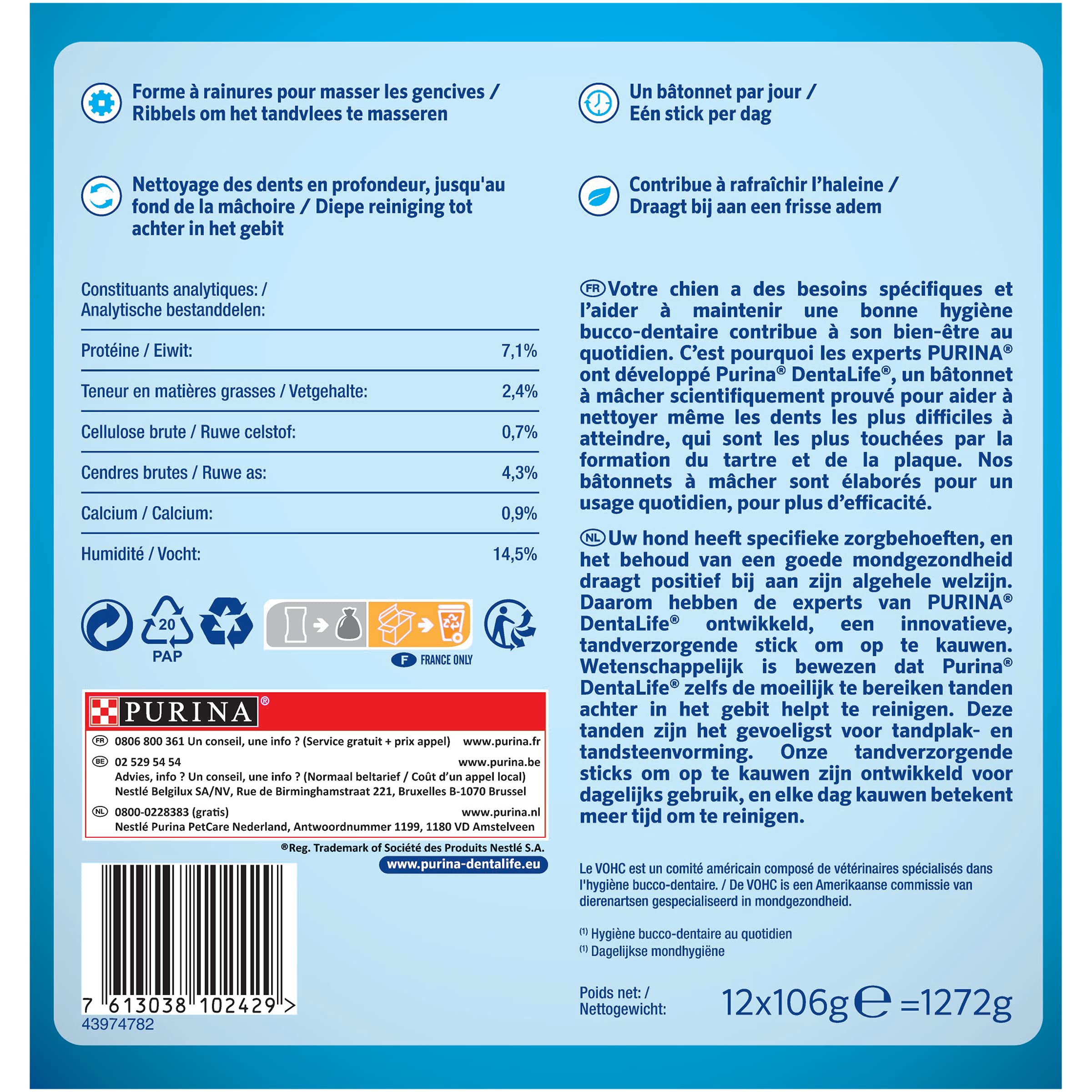 Dentalife Przekąska dla Psów, 1272 g