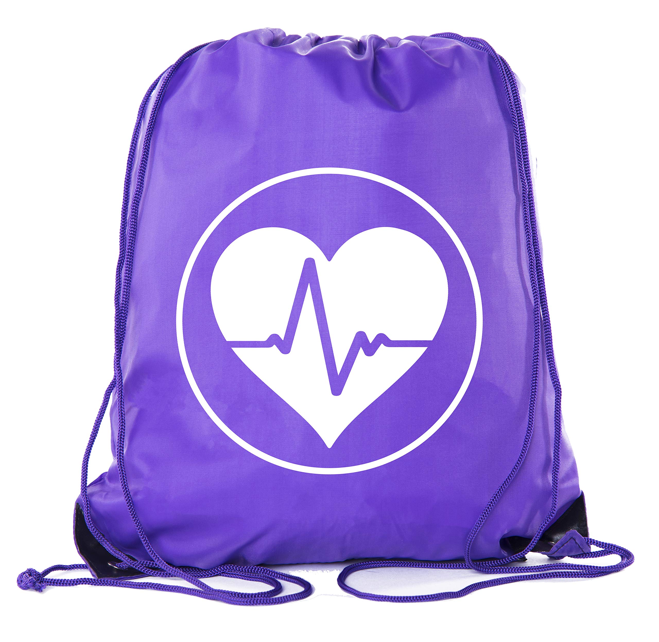 Mato &amp; Hash First Aid Backpack Drawstring Medical Bag for Emergencies or Epi Pen &amp; Medicine - 10PK Purple CA2500FirstAid S3