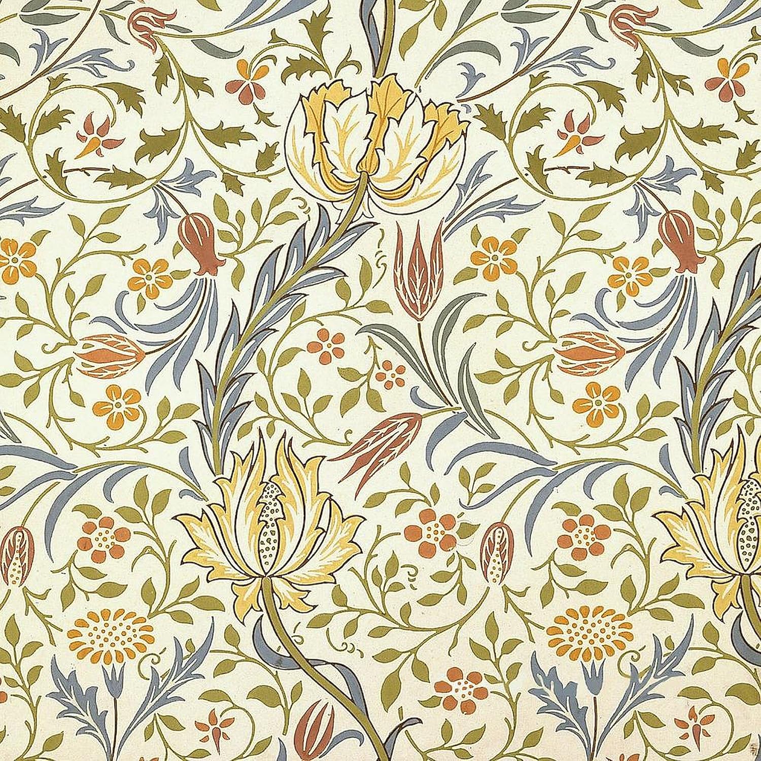 CafePress William Morris Floral King Duvet Cover, Printed Comforter Cover, Unique Bedding