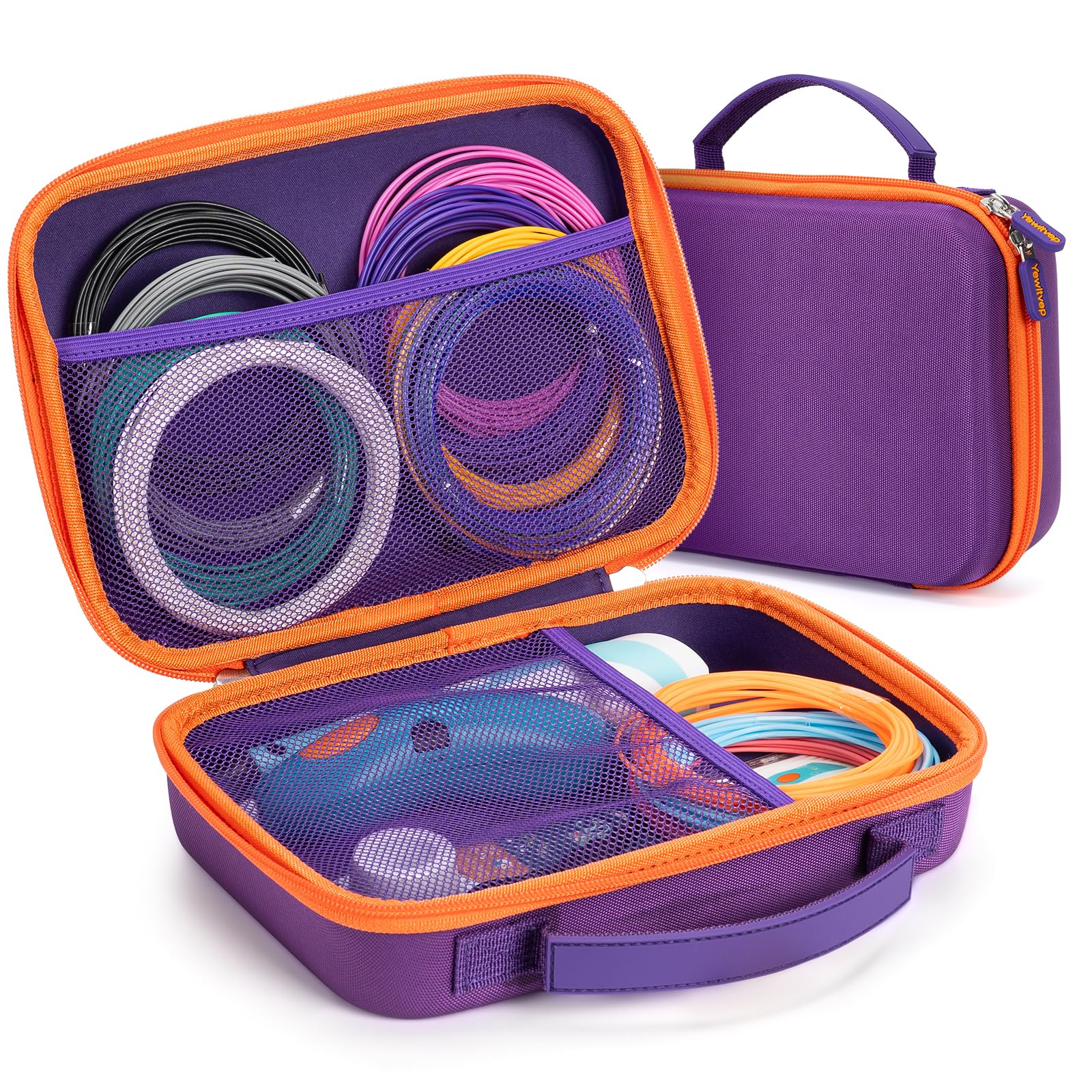 Yewltvep Hard Case Compatible with SCRIB3D P1 Advanced/3D Doodler 3D Pen/MYNT3D Super 3D Pen/MYNT3D Professional Printing 3D Pen/SCRIB3D Advanced 3D