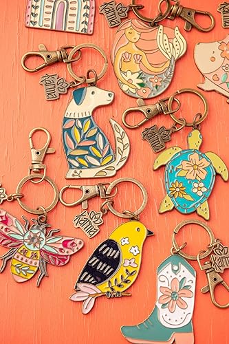 Miniatura 4 de Karma, Llaveros esmaltados para mujer, llavero esmaltado para regalo, accesorios para bolsos, bolsos, tortugas marinas