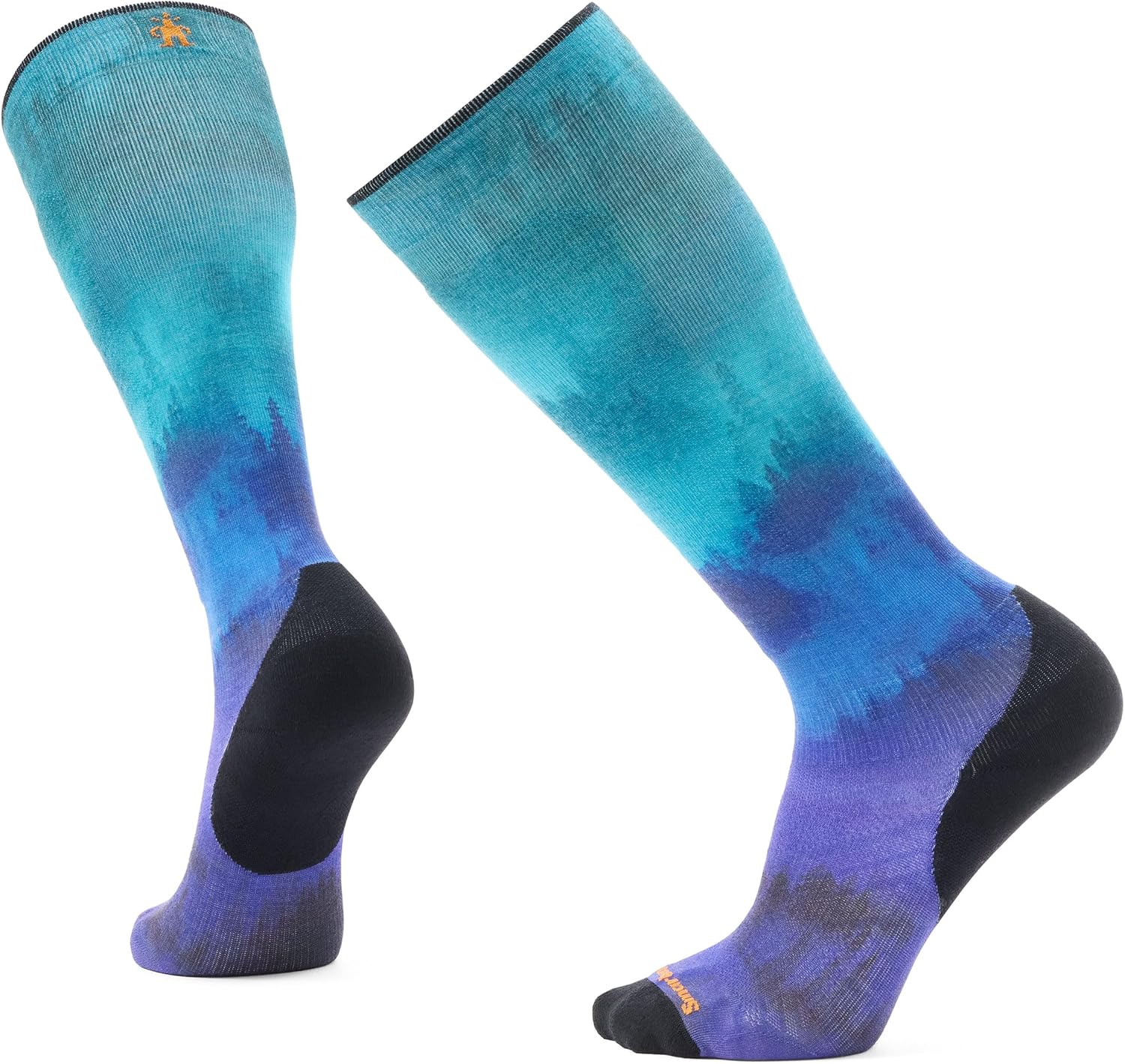 Smartwool Men's Ski Targeted Cushion Compression Print Over the Calf Socks