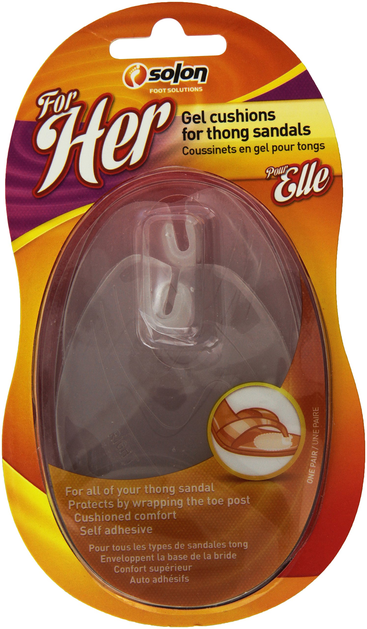 Gel Cushions for Thong Sandals, 1-Ounce (Pack of 1)