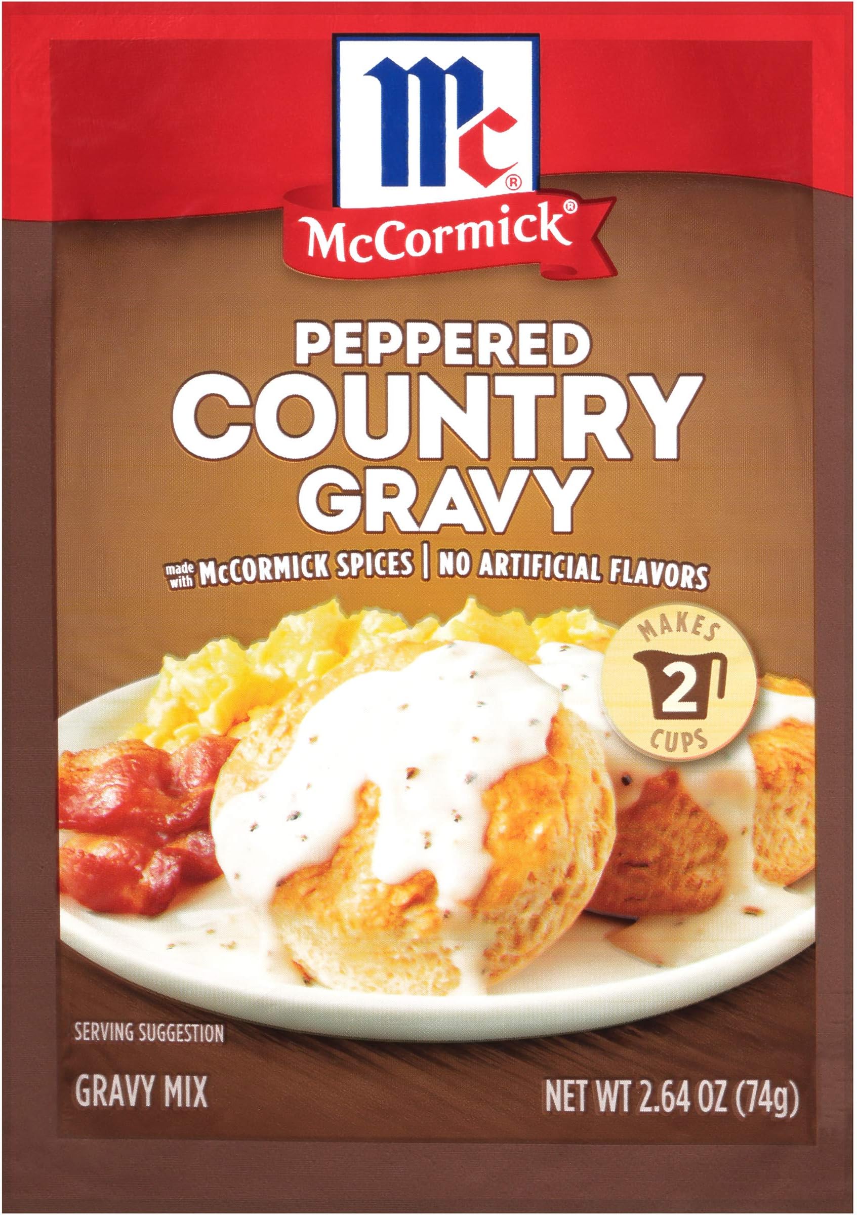 Peppered Country Gravy Mix, 2.64 oz (Pack of 8)
