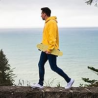 Vista 19 de Retrospec Quip Mini Cruiser - Patineta completa de plástico retro de 22.5 pulgadas con rodamientos ABEC 7 y ruedas de poliuretano, tabla compacta