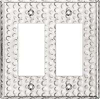 Vista 10 de LIDER Placa decorativa de pared de metal para interruptor o receptáculo, cubierta de salida de acero inoxidable, resistente a la corrosión