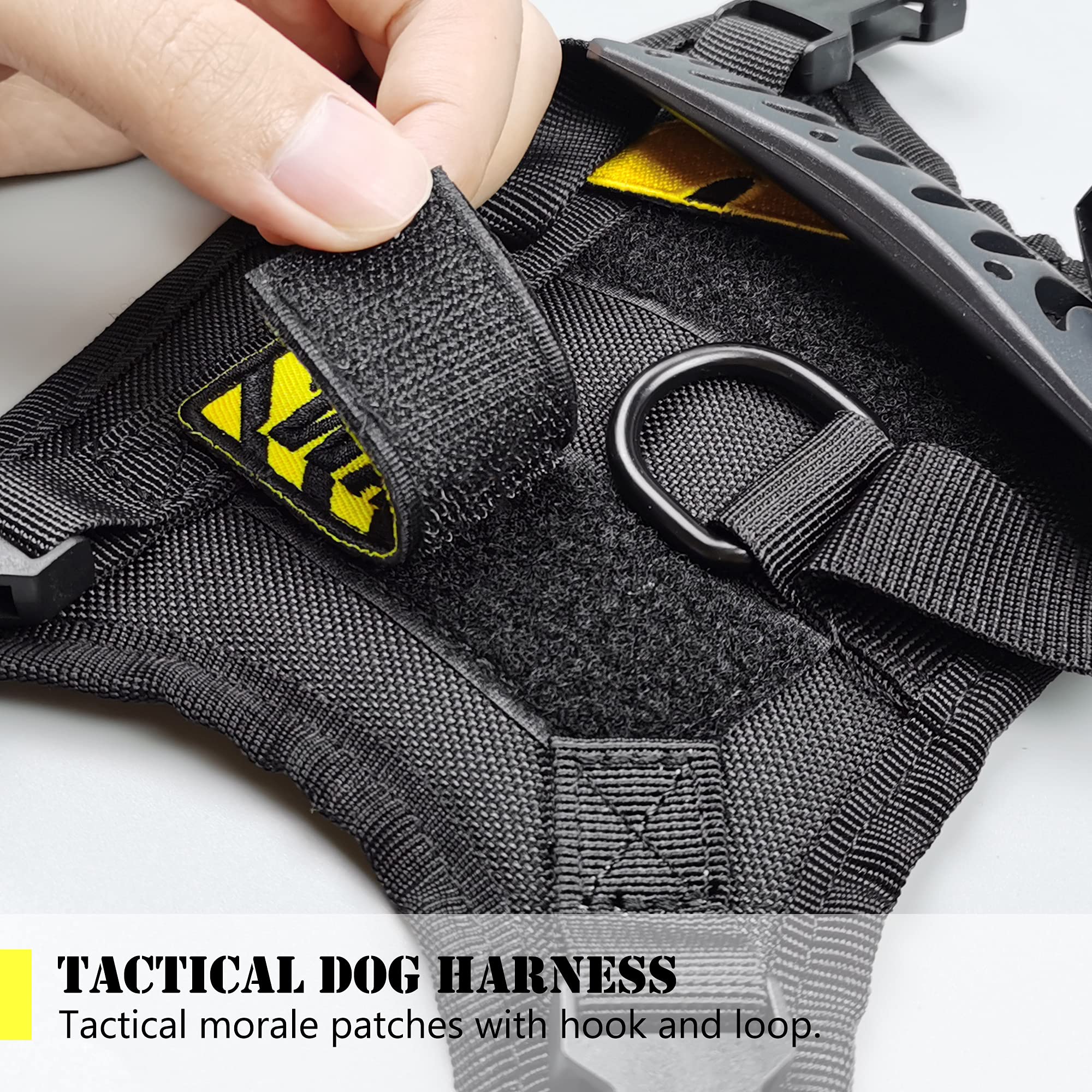 Taktisches Hundegeschirr Mit Leine – Verstellbar, Mit Griff & Bungee, Für Kleine Hunde & Katzen