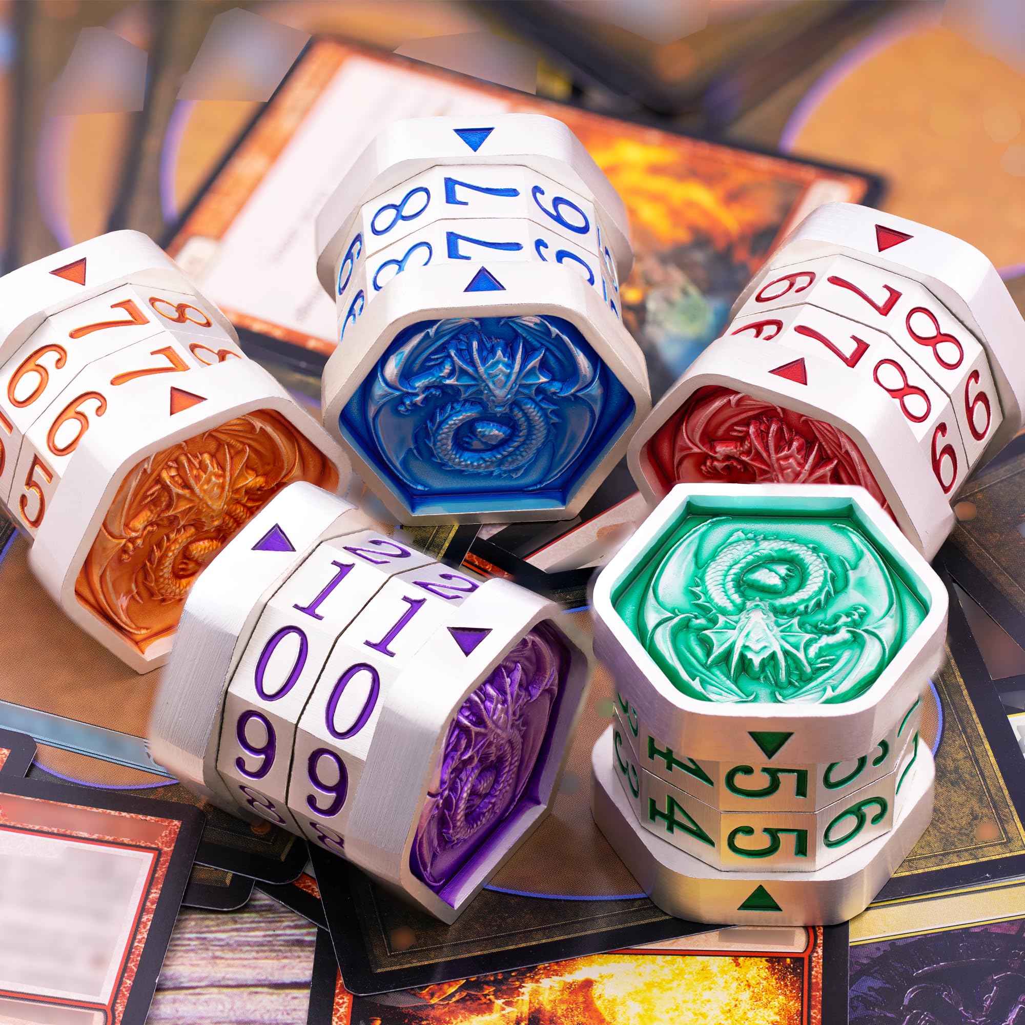 Amazon.co.jp: ALOBGHDC メタル MTG ライフカウンター ホイール メタル