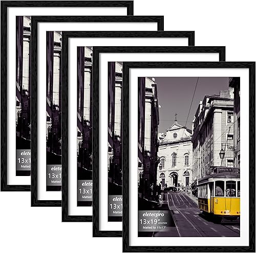 Vista 34 de eletecpro Juego de 10 marcos de fotos de 8 x 10 pulgadas, collage de fotos, decoración de pared, fotos de 5 x 7 con paspartú o de 8 x 10 pulgadas