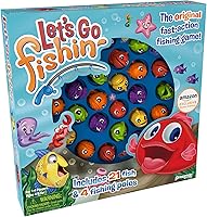 Vista 5 de Pressman Toys Yaxa Exclusive Bonus Edition Let's Go Fishin' - Incluye Lucky Ducks Make-A-Match Game!