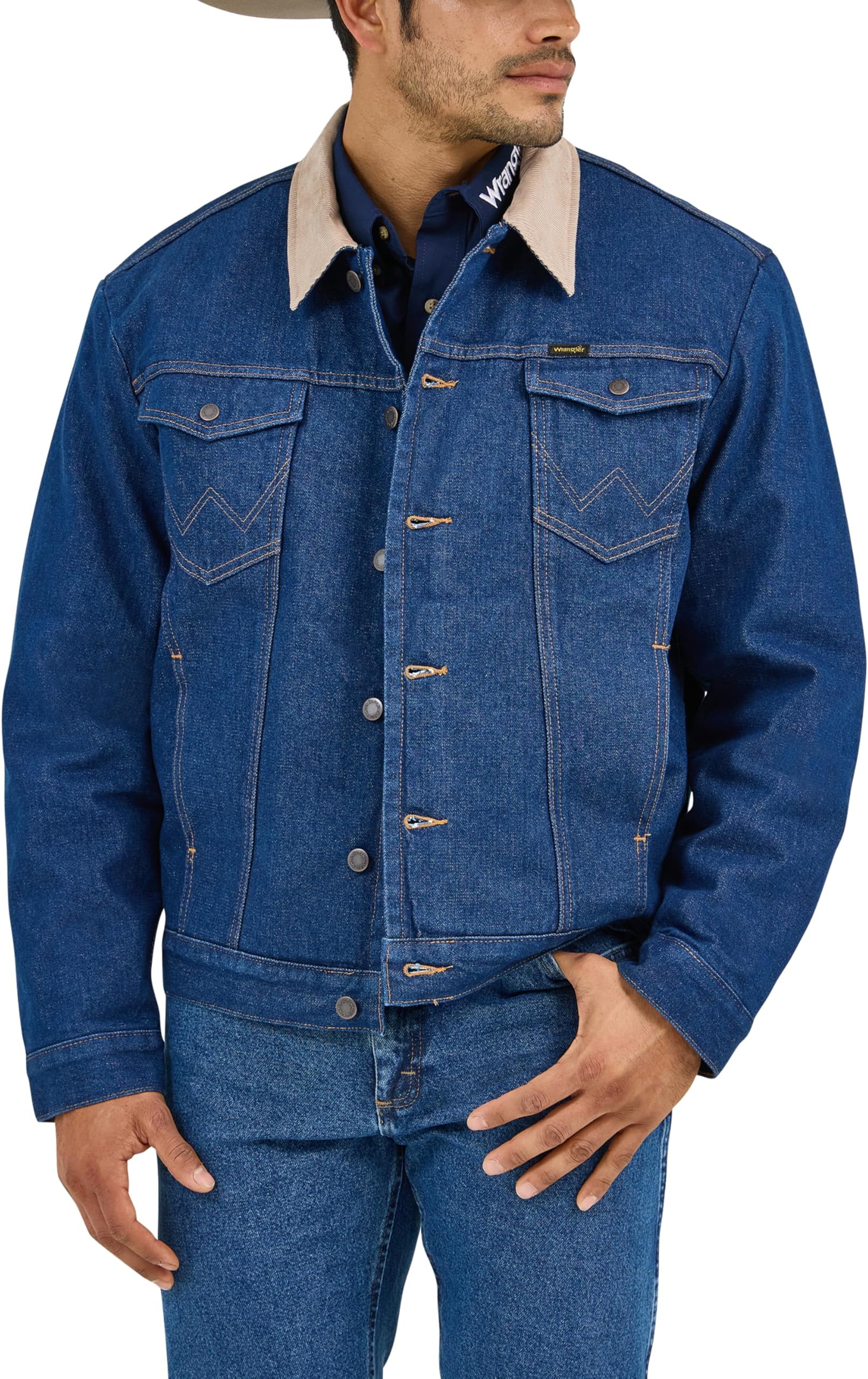 Men's Pre-Washed Blanket Lined Denim Jacket