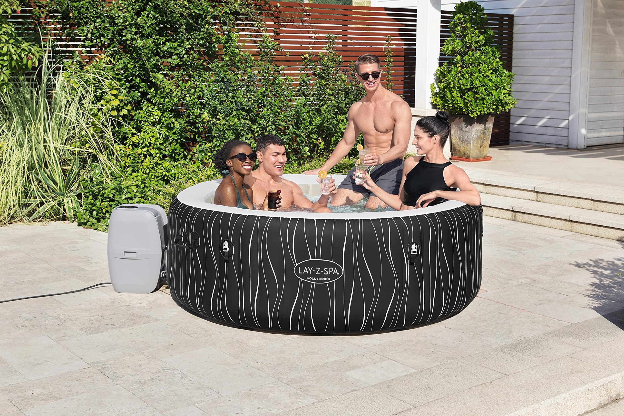 Bestway LAY-Z-SPA® Hollywood Airjet™ 196 x 66 cm, 4-6 personnes