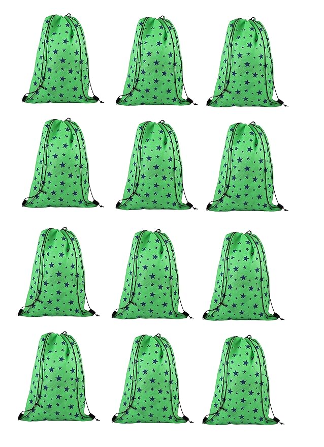Demoda Return Gift Bags/Haversack Bag for Kids Birthday Party Pack of 12Green Amazon.in