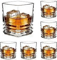 Vista 21 de Juego de 6 vasos de whisky de cristal de alta calidad, grandes sin plomo, vasos de degustación de vidrio escocés para beber whisky irlandés