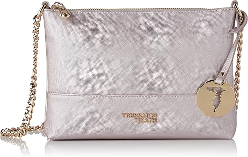 Trussardi Jeans, BELLA CLUTCH LAMINATED ROUND C Donna, E050, NR :  Amazon.it: Scarpe e borse