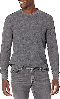 Amazon Essentials Men's Regular-Fit Long-Sleeve Waffle Shirt OEKO-TEX STANDARD 100