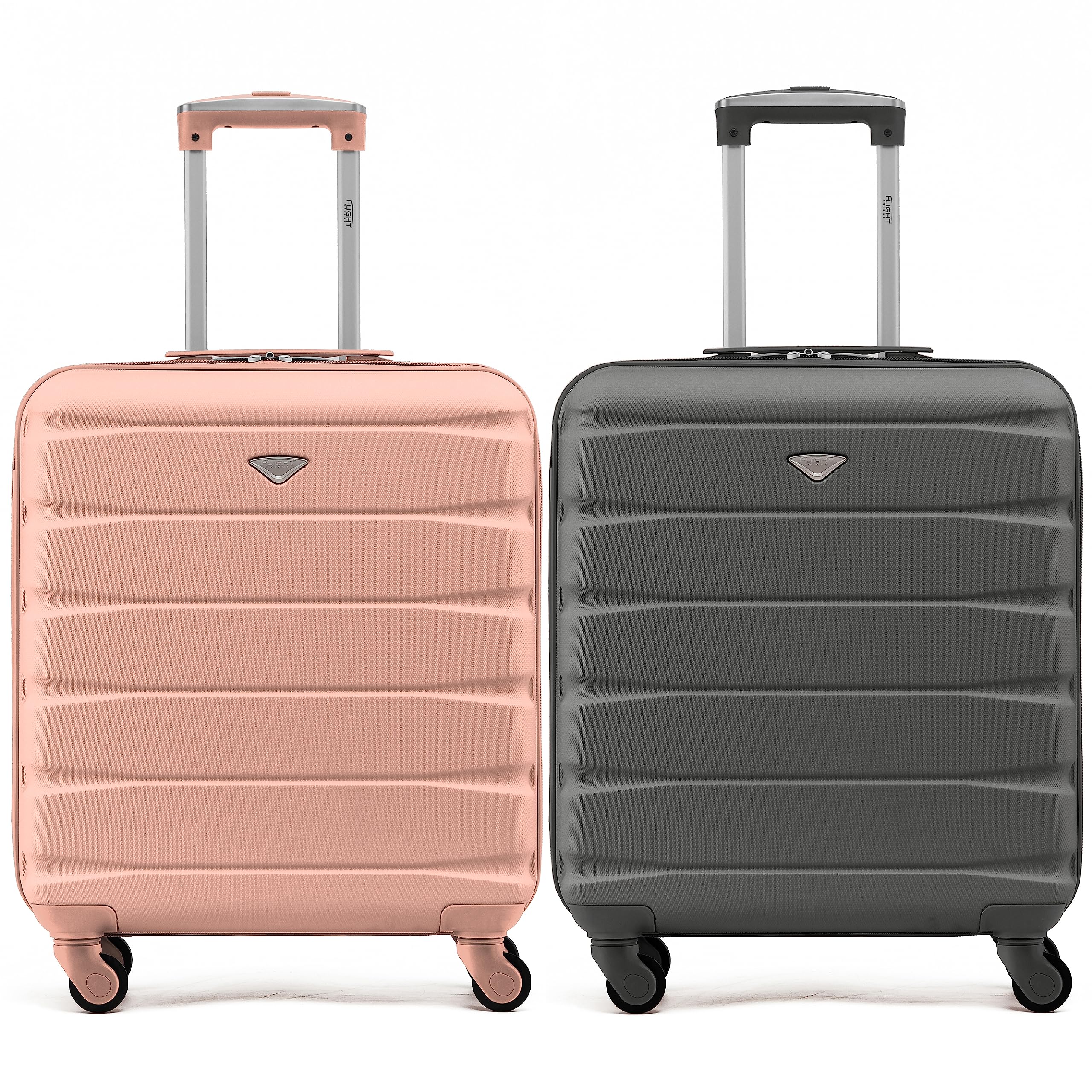 Flight Knight Suitcase Set of 2 Lightweight 4 Wheel ABS Hard Case Cabin Carry On Hand Luggage Approved for Over 100 Airlines Including easyJet, British Airways, Ryanair & Many More 55x35x20cm — view 138
