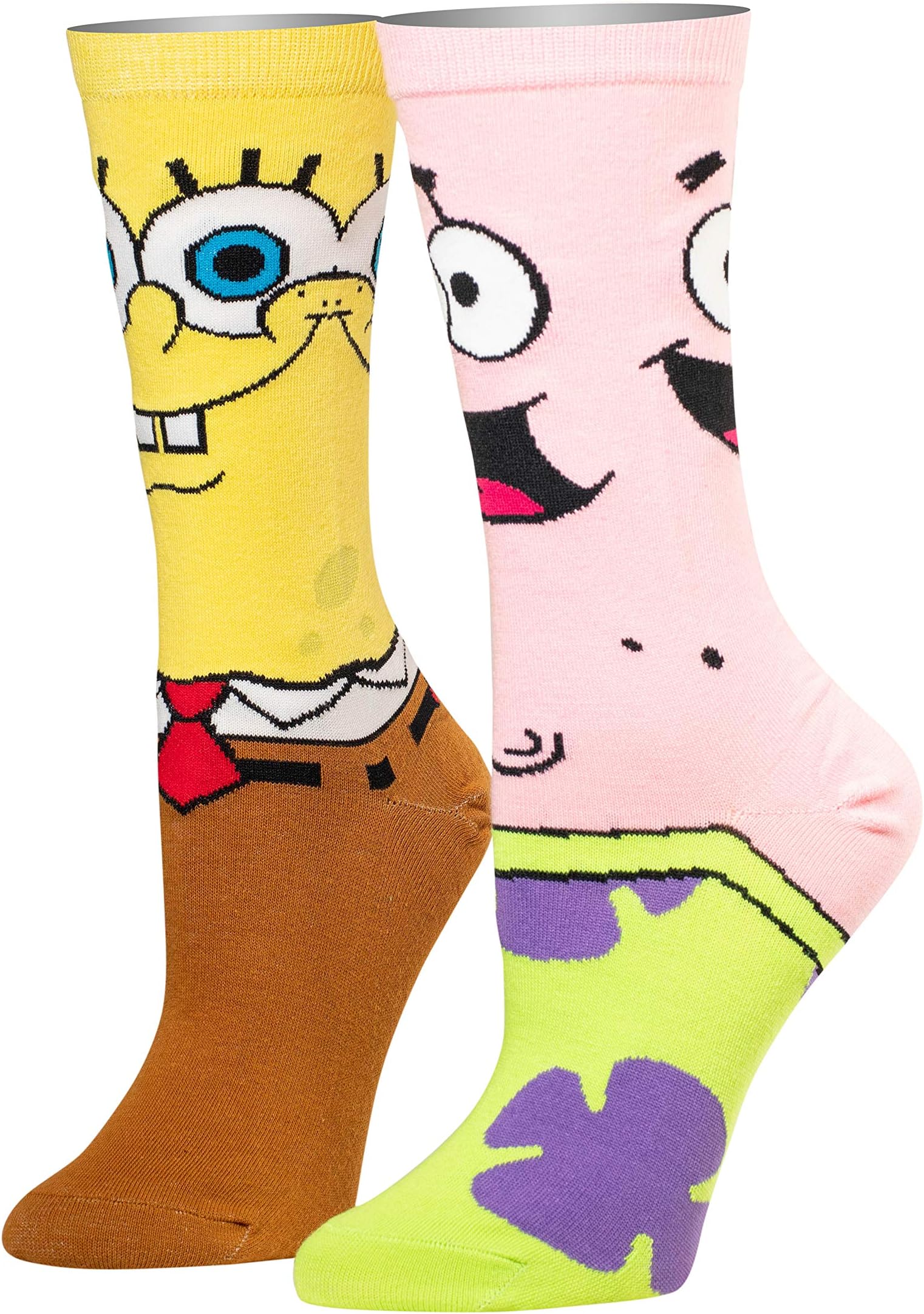 Cool Socks Womens Spongebob and Patrick, 8-12